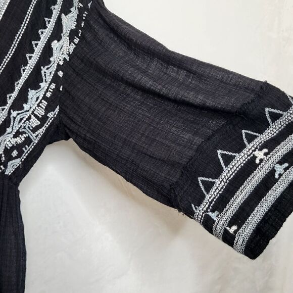 Free People Saffron Embroidered Tunic Size Medium - Picture 5 of 11